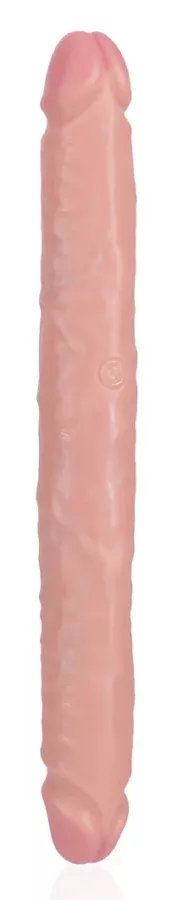 Doppel-Dildo Straight Slim 30.5 x 3.5cm Hautfarben