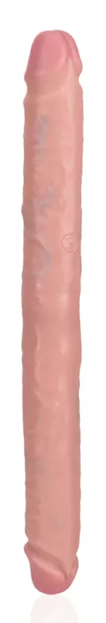 Doppel-Dildo Straight Slim 35.5 x 3.8cm Hautfarben