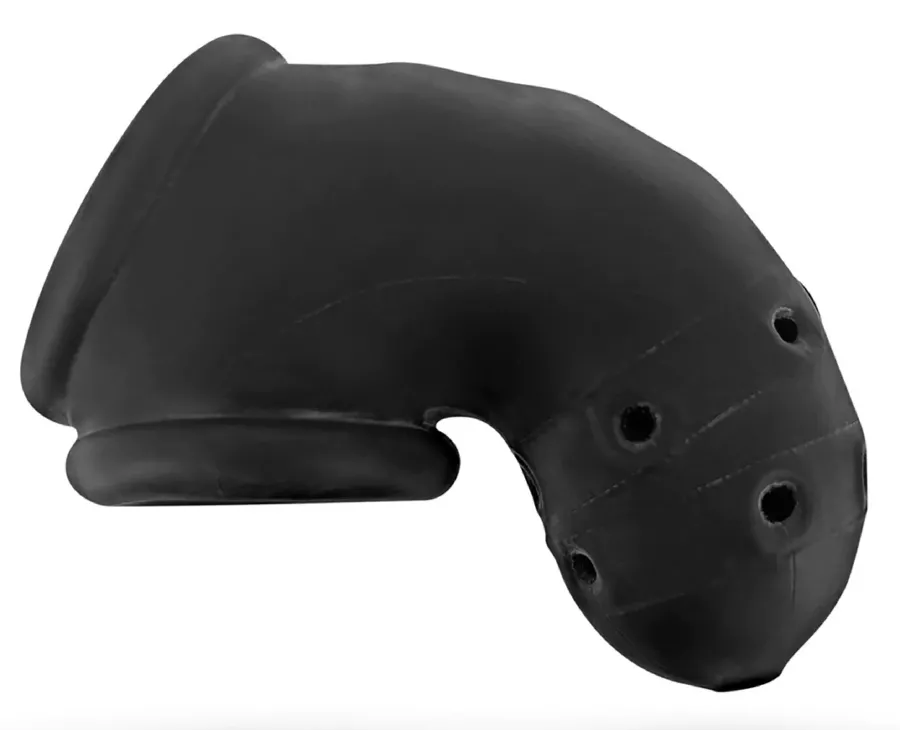 Keuschheitskäfig Airlock 10 x 2,5 cm Schwarz