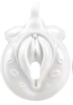 Keuschheitskäfig Sissy Kiss 3,5 x 3,8 cm Weiß