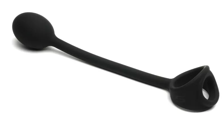 Ballstretcher Plug Thunder AssLock 6 x 4,5 cm Schwarz