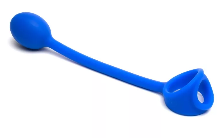 Ballstretcher Plug Thunder Asslock 6 x 4,5 cm Blau