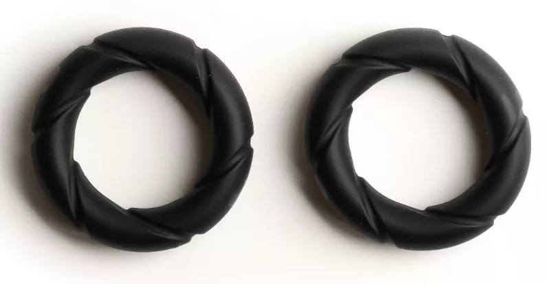 2er-Set Cockrings Ready Rings Schwarz
