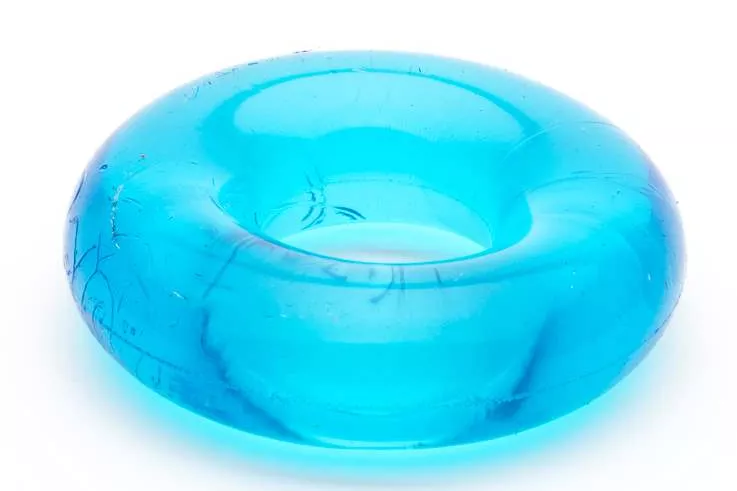 Set von 3 Cockrings Chubby 20 mm Blau