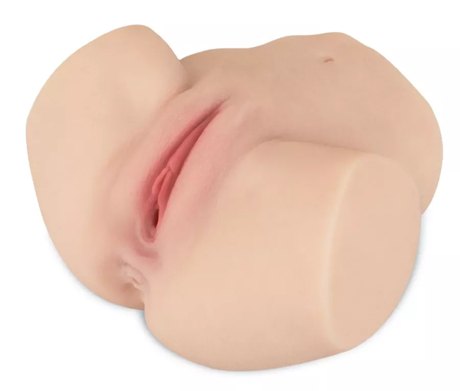 Realistischer Vibrierender Masturbator Alora Collins 2 Öffnungen