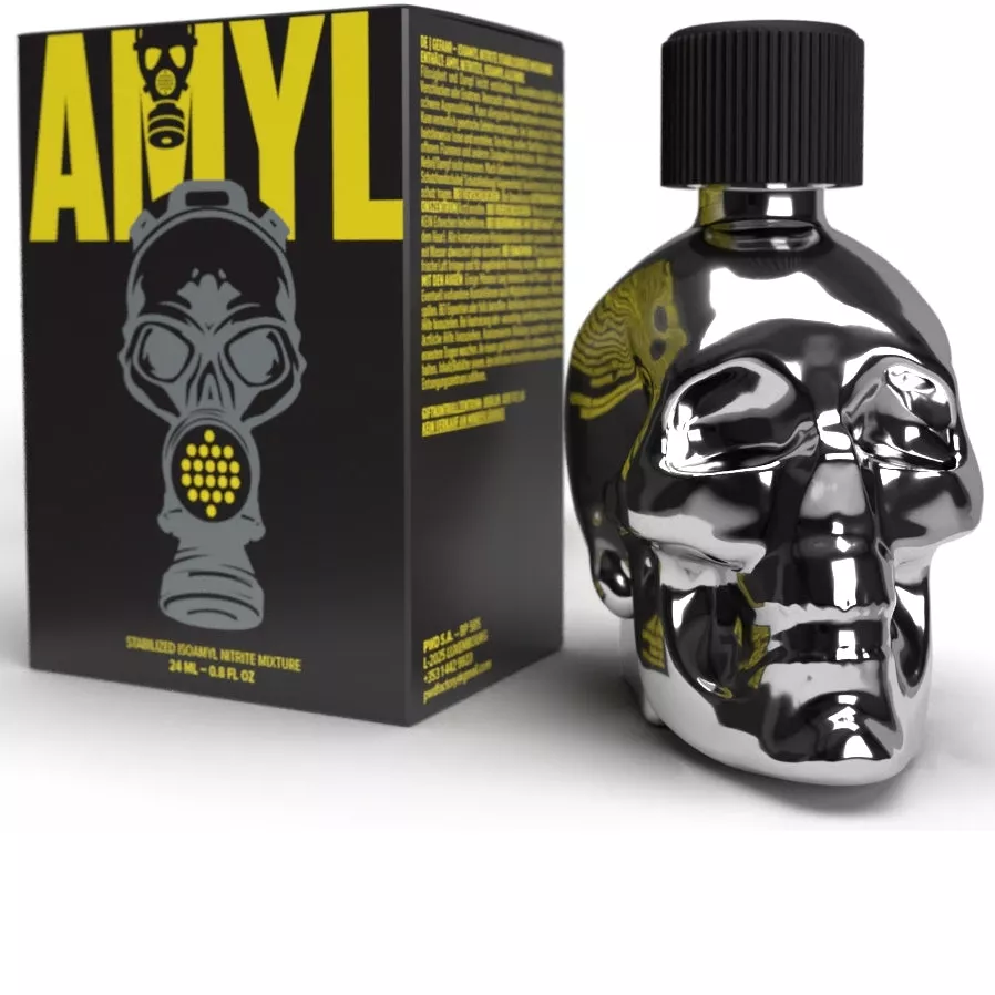 AMYL SILVER SKULL 24ml x100