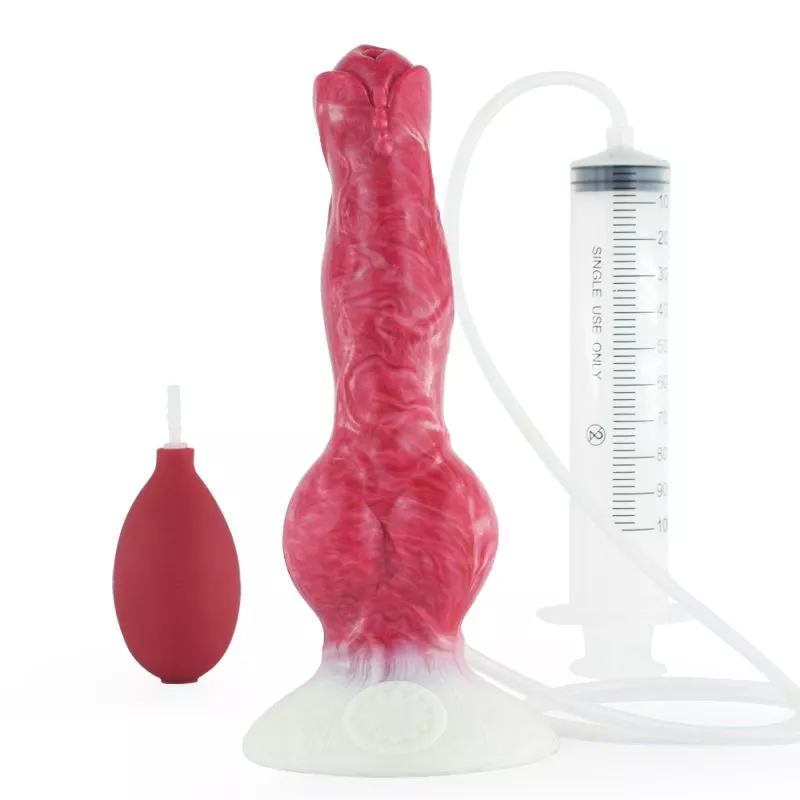Dildo Ejakulierer Monster Woofix 18 x 6cm Rosa