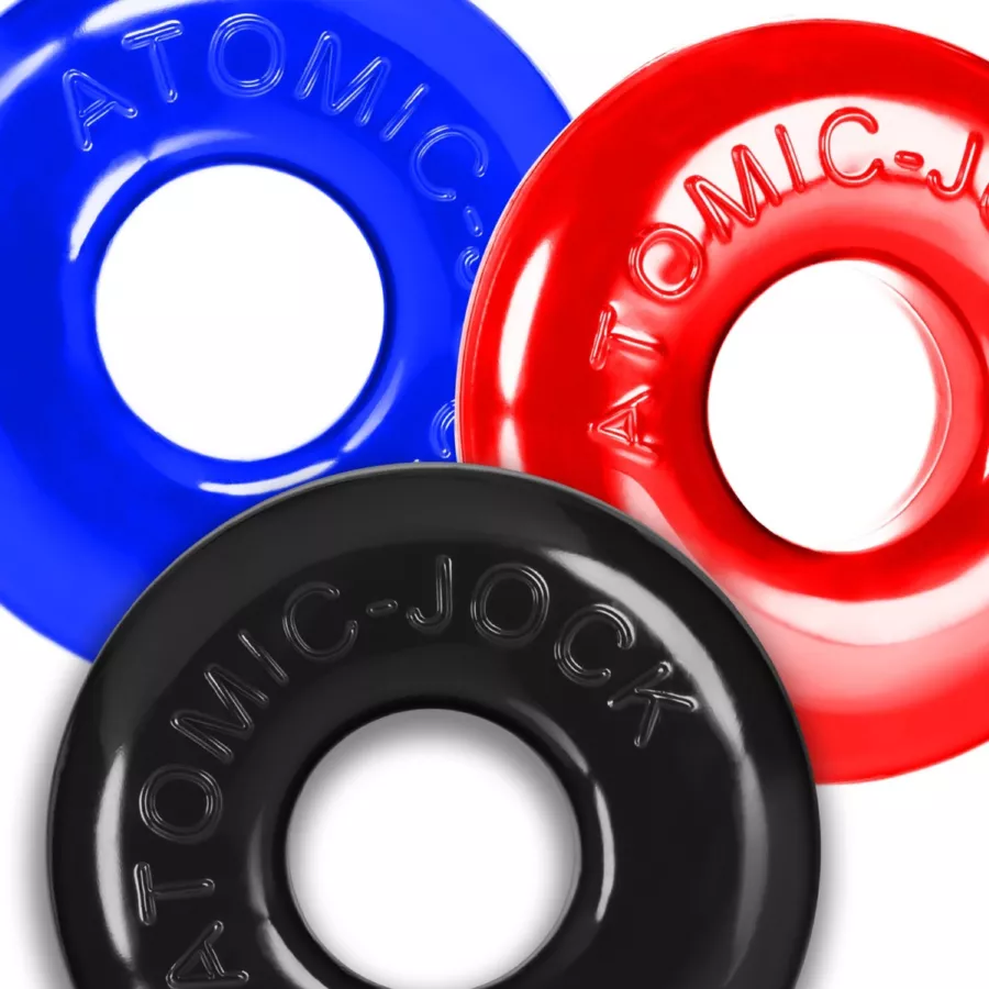 Set aus 3 Cockrings Ringer Max 20 mm Mehrfarbig