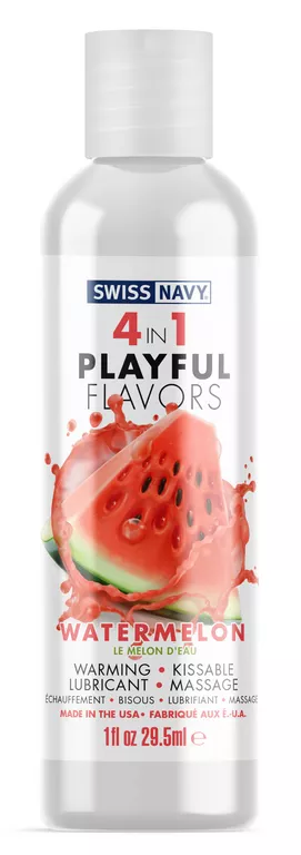Aromatisiertes Gleitmittel 4-in-1 Playful Flavors Wassermelone 29,5ml