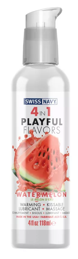 Aromatisiertes Gleitmittel 4-in-1 Playful Flavors Wassermelone 118ml