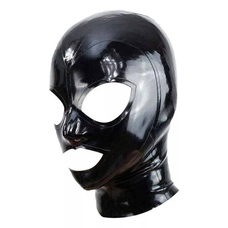Latex-Haube Texie Schwarz
