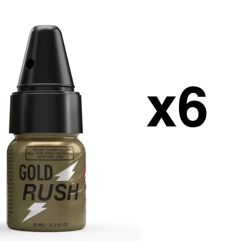 GOLD RUSH 10ml Verspreider Dop x6