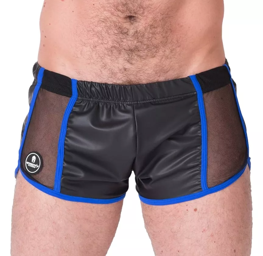 Man Schwarz-Blau Short
