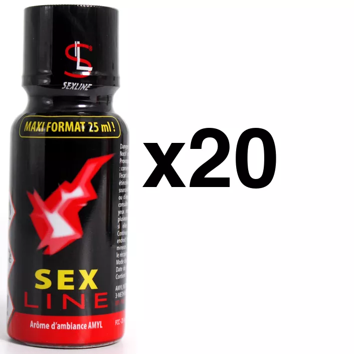 SEXLINE AMYL Red 25ml x20