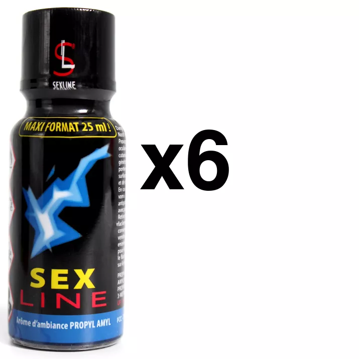 SEXLINE PROPYL AMYL Blue 25ml x6
