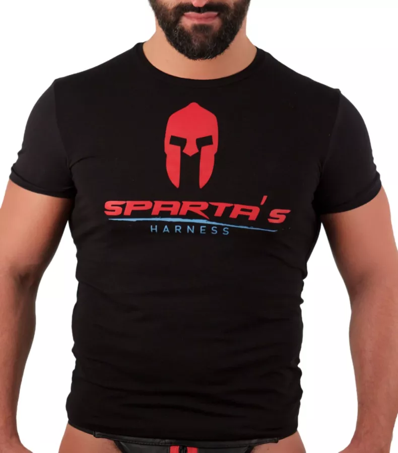 T-Shirt Sparta's Harness Schwarz