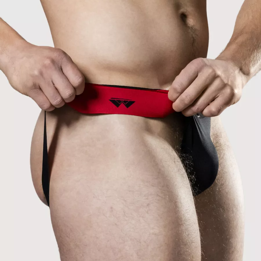 Jockstrap Rev2 Schwarz Rot