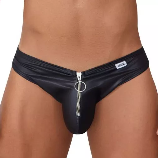 Jockstrap mit Fransen Yuelao Schwarz