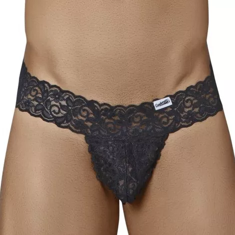 String Spitze Tlazol Schwarz
