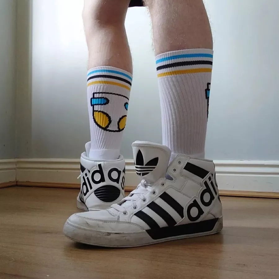Windel Socken Weiß