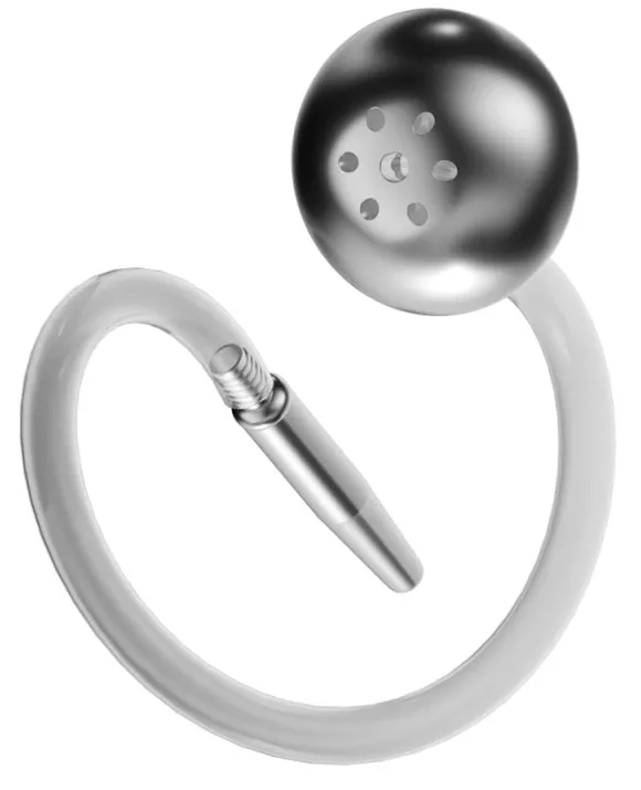 Durchbohrter Plug Jet Shower 20,5 cm - Durchmesser 7mm