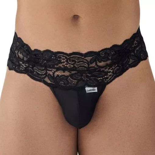 String Spitze mit Schnürung Uzza Schwarz