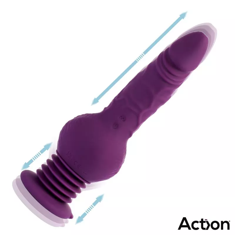 Dildo Vibrator Hub und Stoß Booster 12 x 4.2cm