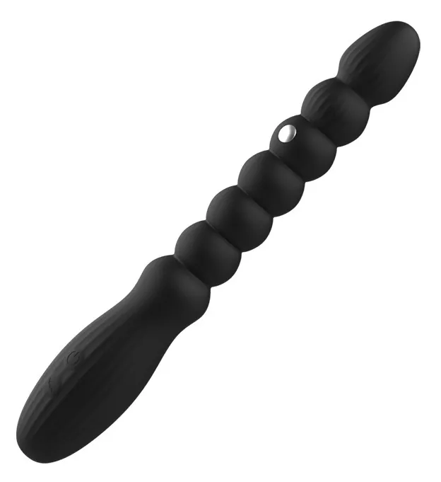 Vibrierende Analkette Elektro Schockbeads 12 x 2,4 cm