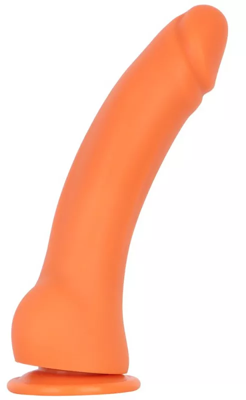 Dildo Curvied 17 x 4,5cm Orange