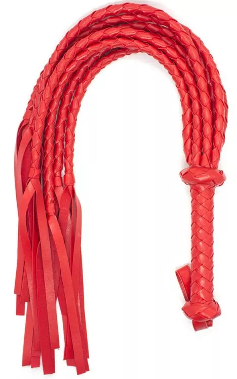 Lange Reitgerte TIGRESS 78 cm Rot