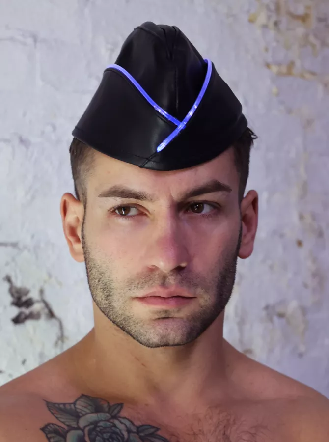 Leuchtende Mütze Garrison Led Blau