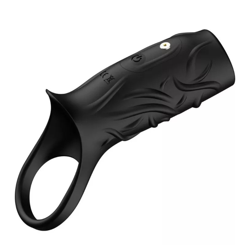 Vibrierende Manschette Extivibe 9 x 4,5 cm Schwarz