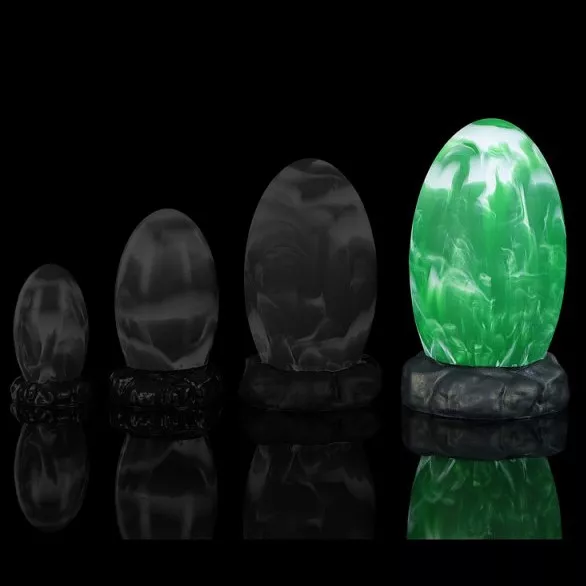 Plug Emerald Egg XL 15 x 10,5cm