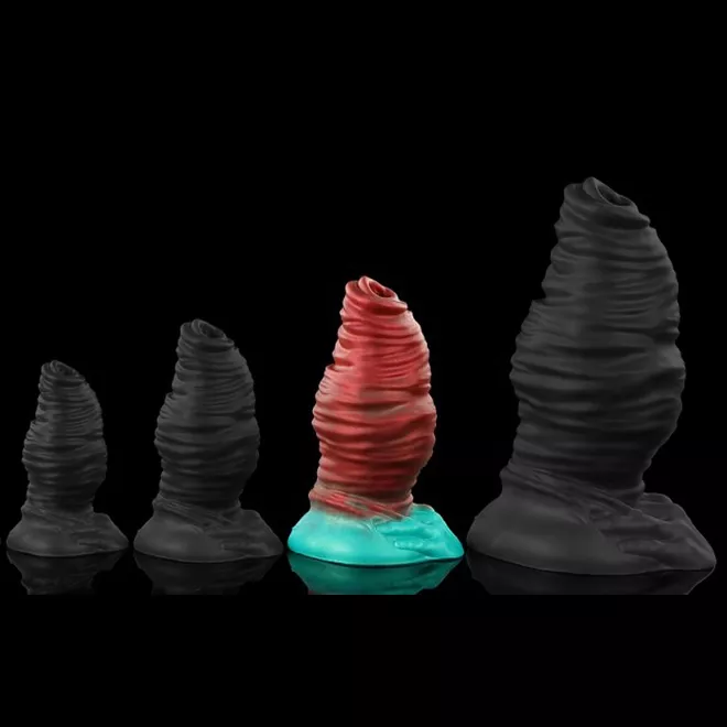 Dildo Red Worm L 14 x 7 cm