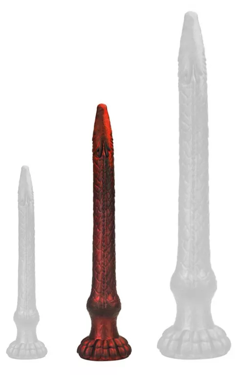 Dildo Heelix M 38 x 5.5 cm Rot