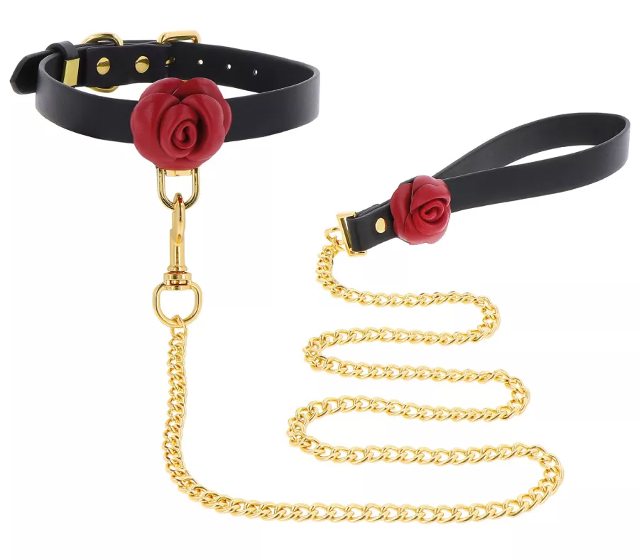 Halsband und Leine Wild Roses