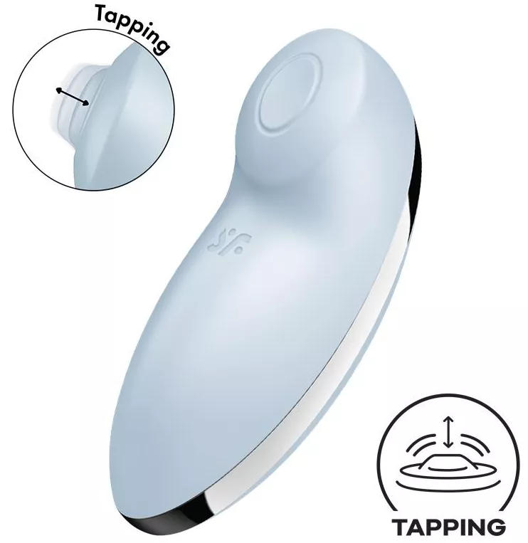 Clitoris-Stimulator Tap & Climax 2 Hellblau