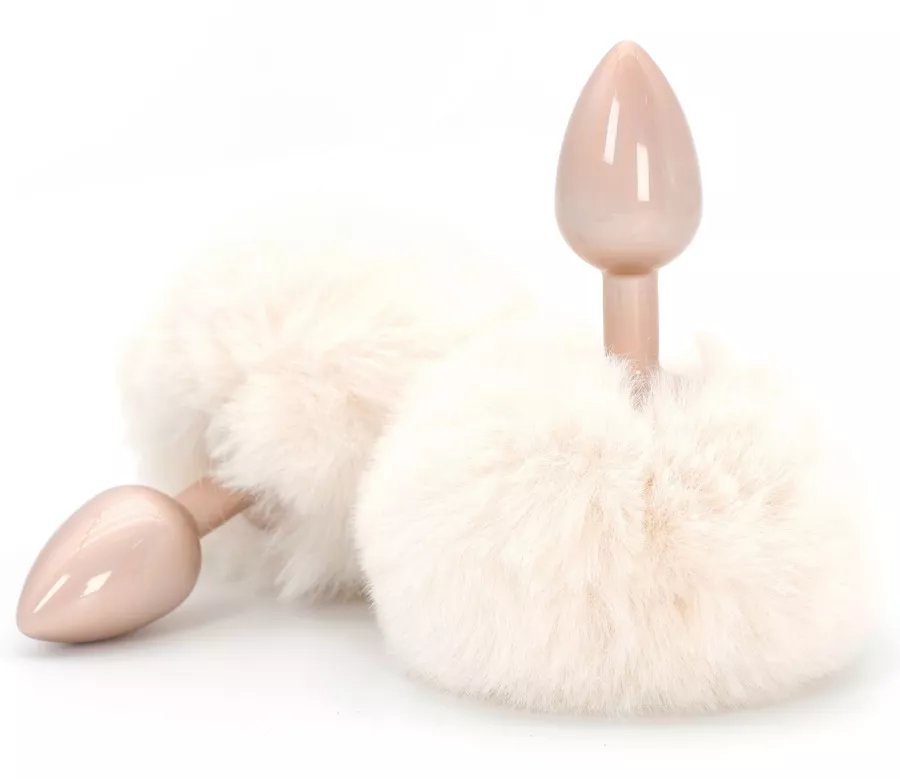 Plug Kaninchenschwanz Enchanting Bunnytail 5 x 2,8cm Weiß