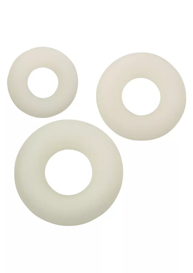 3er-Pack Penisringe Phosphoreszierend ALPHA RING