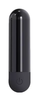 Mini-Vibrator Gunbullet 6.1 x 2.1cm Schwarz