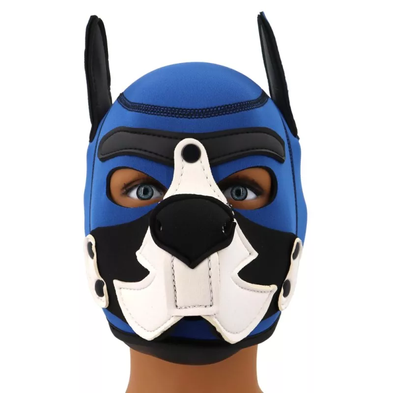 Puppy Fox Haube Neopren Blau-Weiß