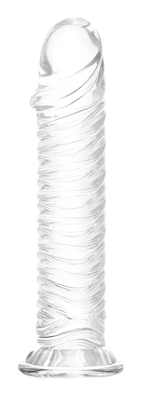 Dildo Transparent SWIRL CLEAR 17 x 4 cm