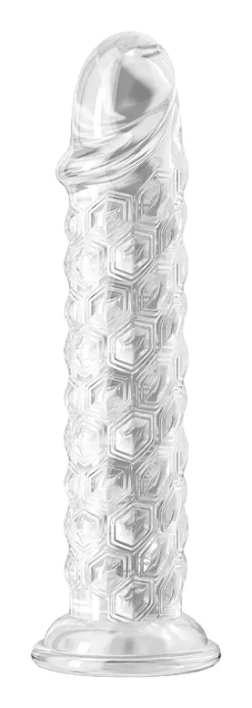 Dildo Hexa Clear 17 x 3,8 cm