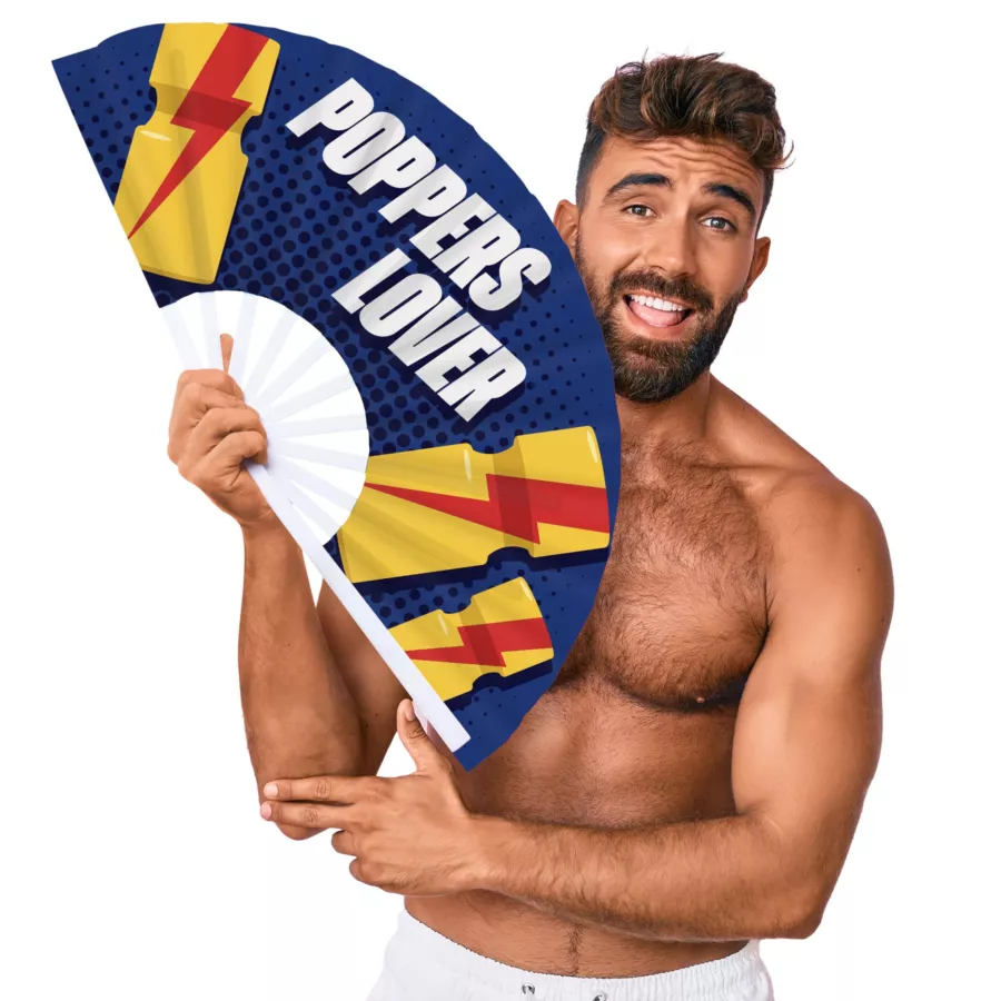 Waaier Poppers Lover 64cm