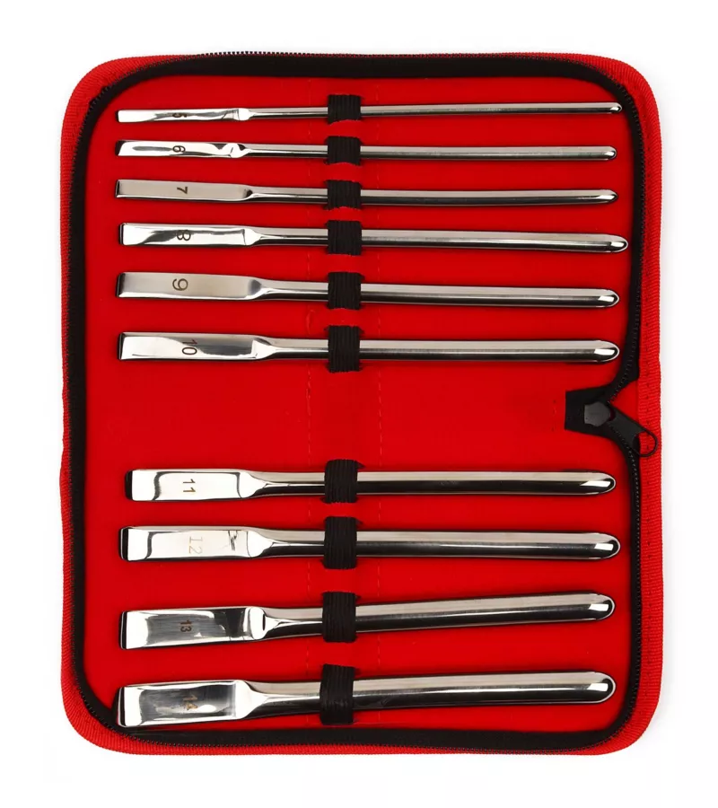 10er-Pack Urstretch Stäbe 14 cm - Durchmesser 5 bis 14 mm