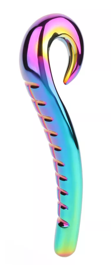 Dildo Devil's Tongue 13 x 4 cm Irisierend
