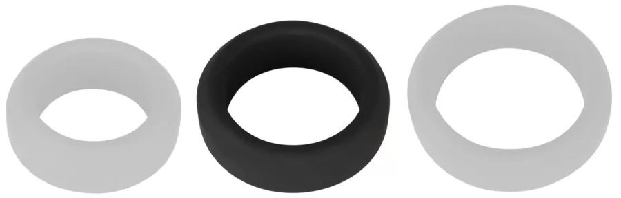 Cockring Velvet Ring M Schwarz 32mm