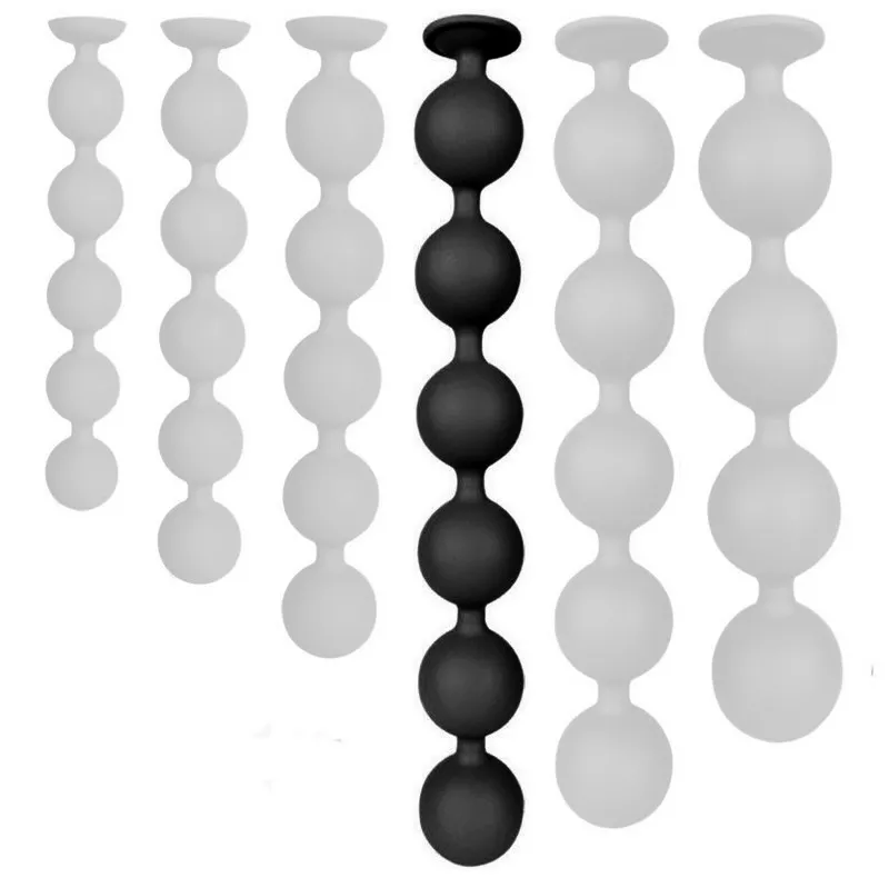 Kugeln Bulby Butt XL 50 x 6,7 cm Schwarz