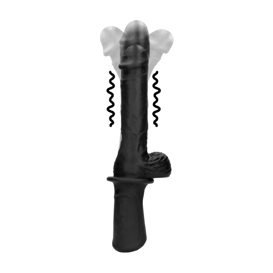 Dildo Griff Stoß Real Thrust 18 x 4 cm