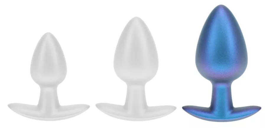 Plug Metally L 7.5 x 4cm Blau